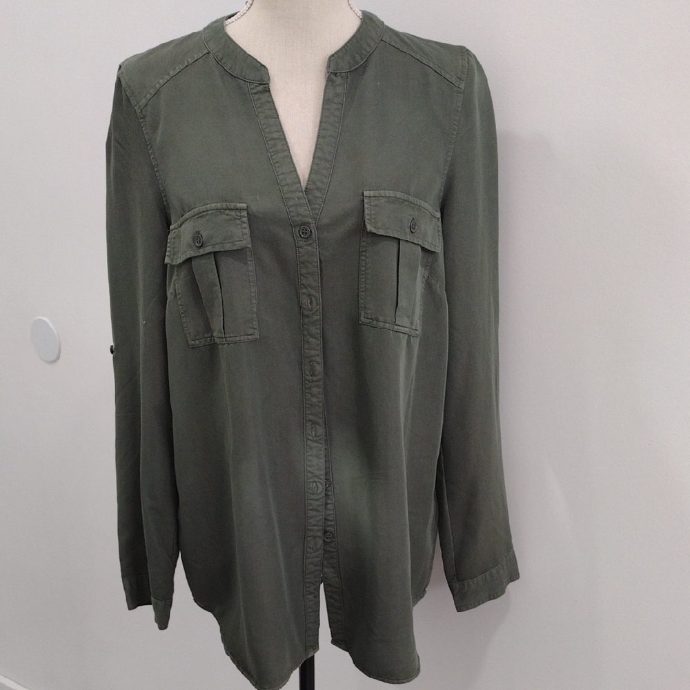 Oasis Twill Utility Blouse US10